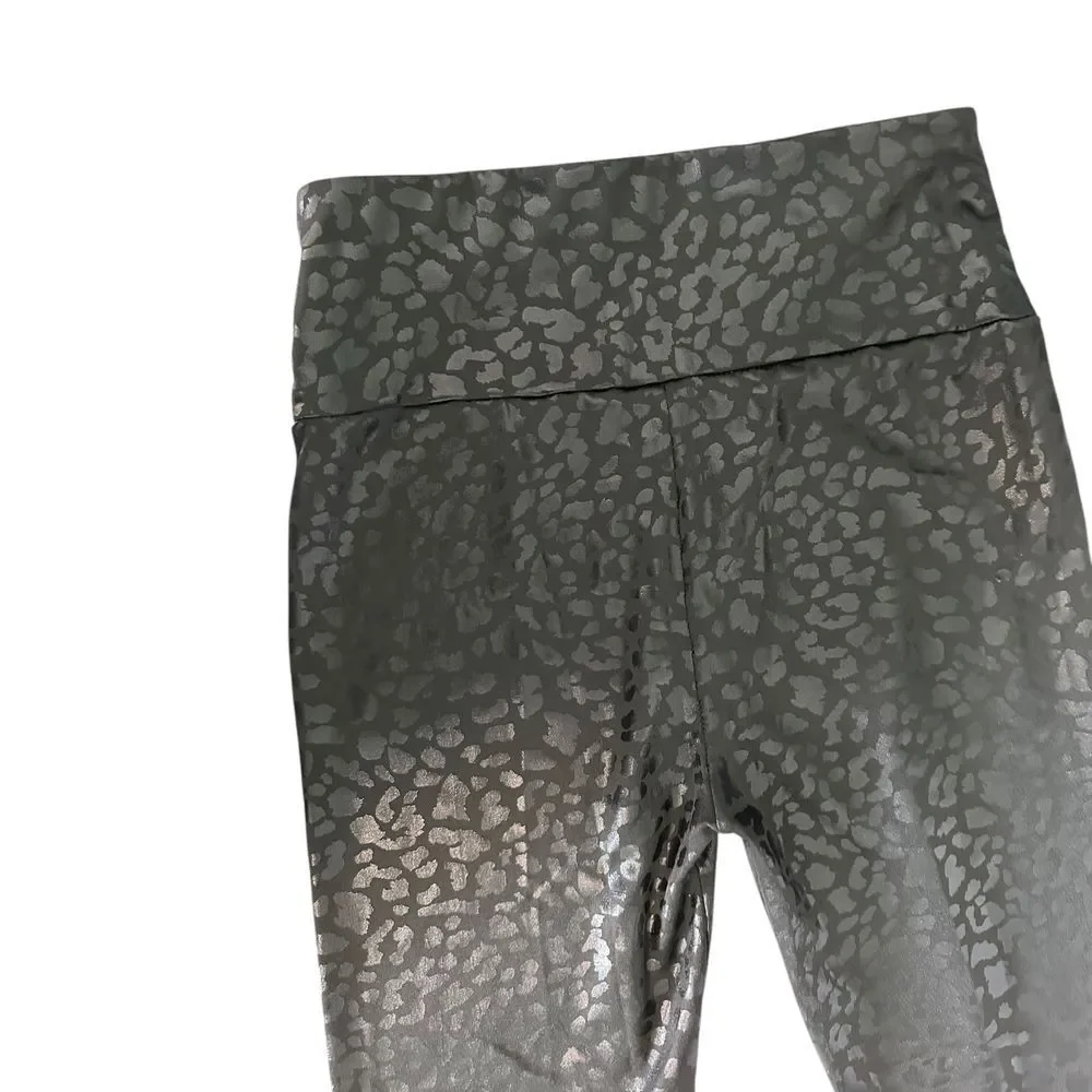Designer Snake Print Athletic Leggings Workout Yoga Pants High Waist Compression - Picture 9 of 16